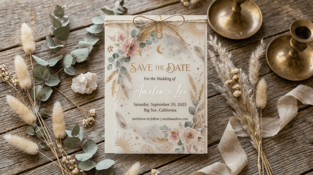 Boho-save-the-date