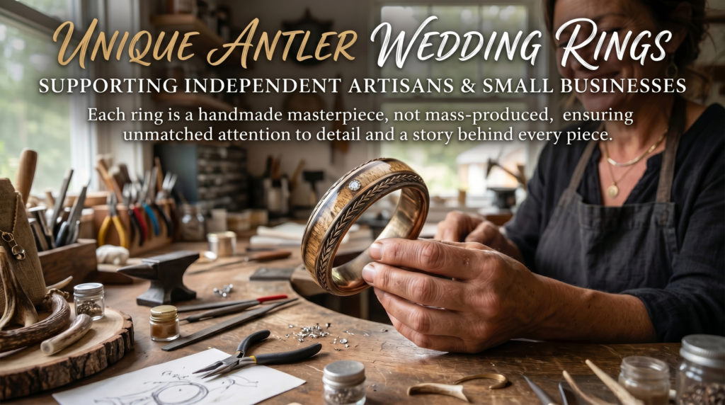 Antler-wedding-rings