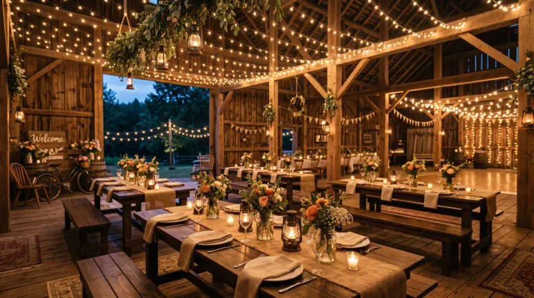 Rustic Wedding Reception Ideas